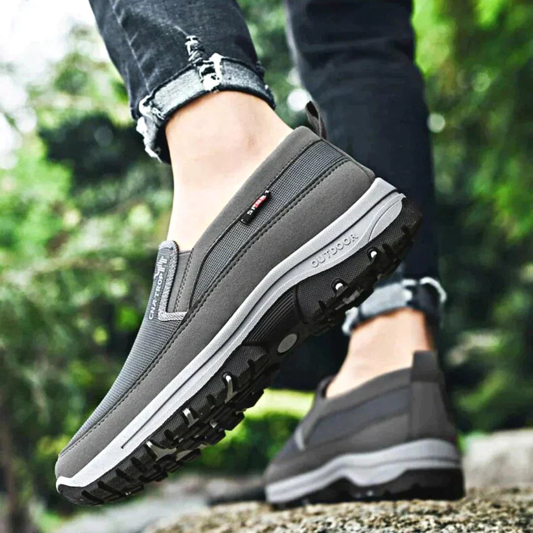 Chaussures de marche à enfiler pour homme – Chaussures de sport d’extérieur légères avec semelle amortissante et semelle extérieure offrant un bon maintien
