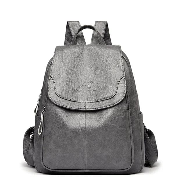 Women’s Faux Leather Flap Backpack – Adjustable-Strap Everyday Bag with Spacious Organised Storage for Work Travel and Shopping