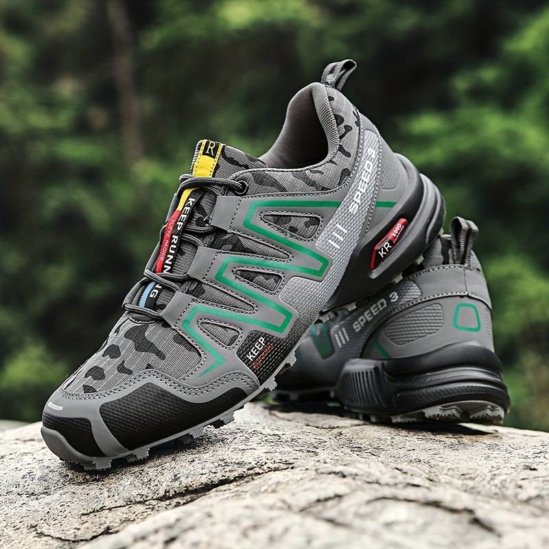 Scarpe da trekking basse impermeabili da uomo - Scarpe outdoor leggere e aderenti per sentieri, passeggiate, viaggi, campeggio e avventure quotidiane