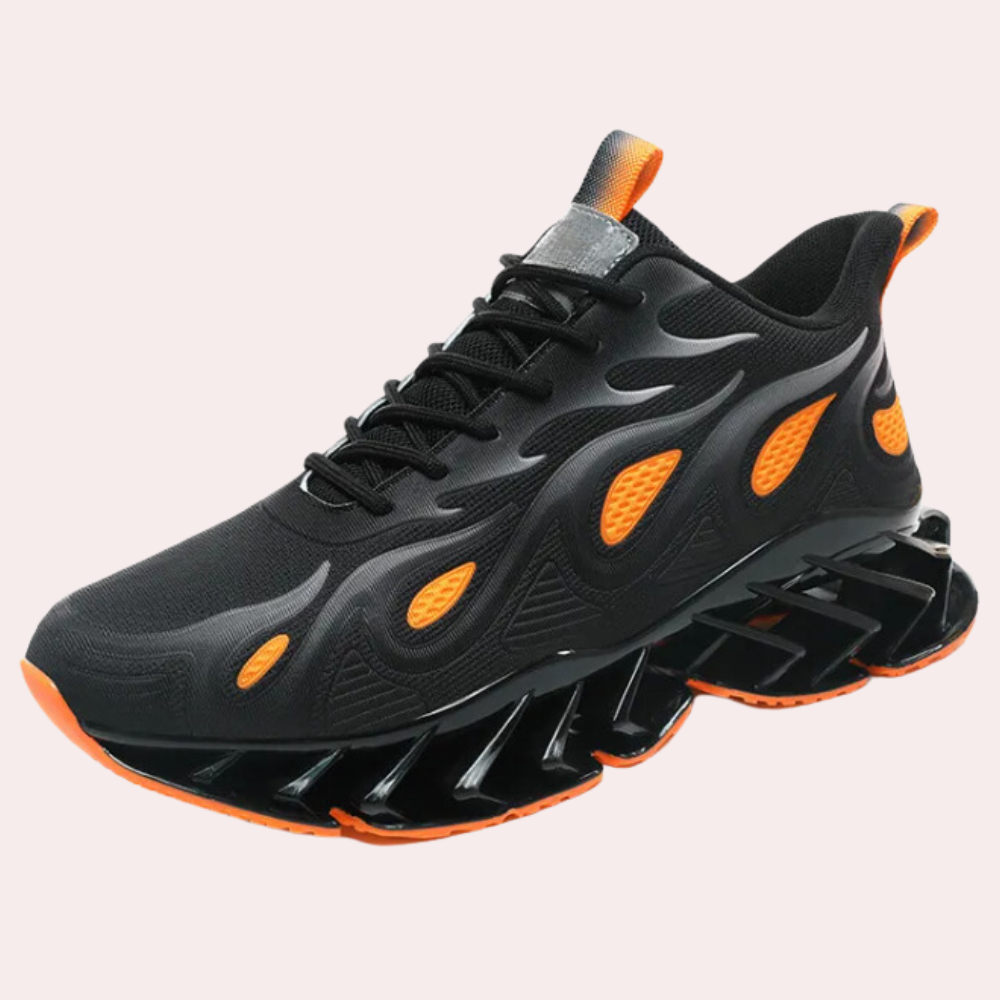 Sneakers da uomo con suola Blade, rete traspirante, stringate, ammortizzate, scarpe sportive