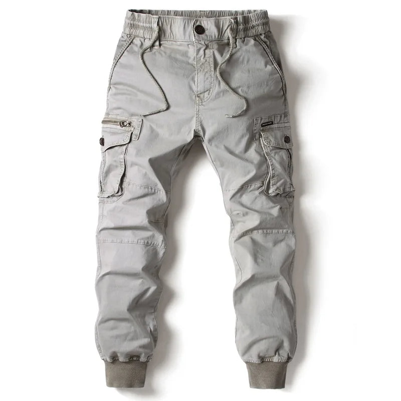 Men’s Cargo Jogger Multi-Pocket Streetwear Utility Trousers
