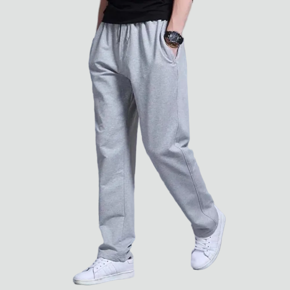 Pantaloni da uomo casual con coulisse e gamba dritta tipo jogger