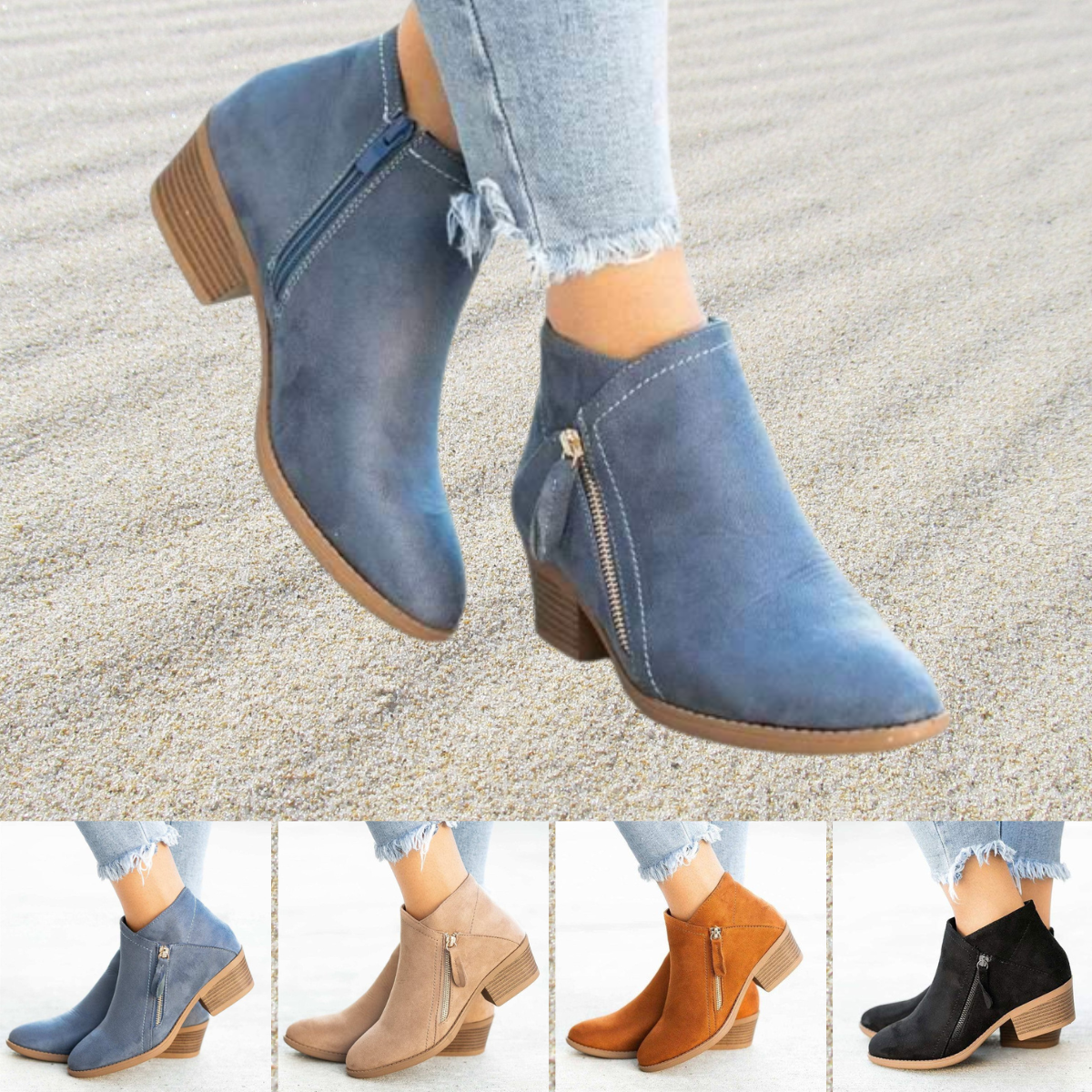 Botas Modernas de Confort para Mujer – Elegantes, Soporte, Antideslizantes, Duraderas, Casual, Versátiles para Uso Diario