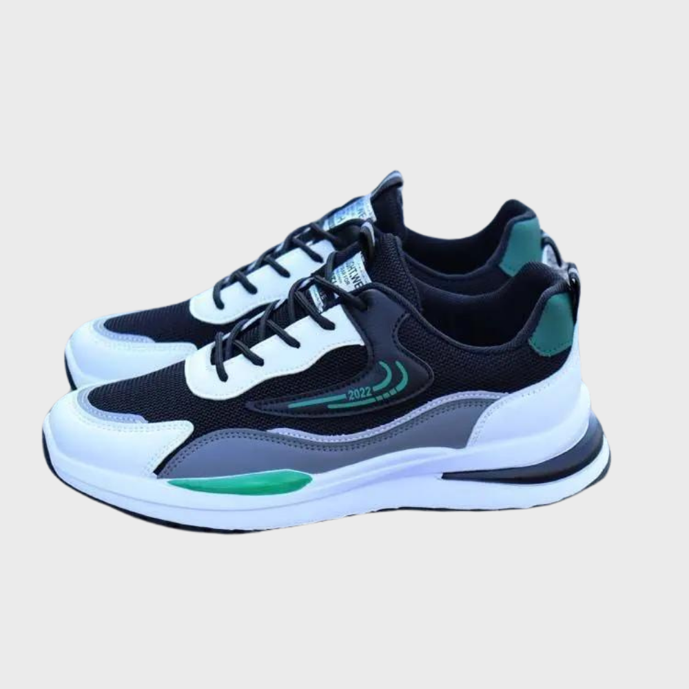 Męskie masywne sneakersy z kontrastowymi panelami i amortyzowaną podeszwą