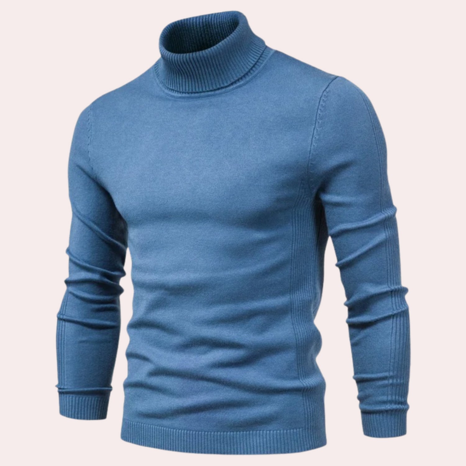 Maglione dolcevita da uomo – Maglia in cotone morbido Comodo e alla moda Casual per tutti i giorni e stratificazione