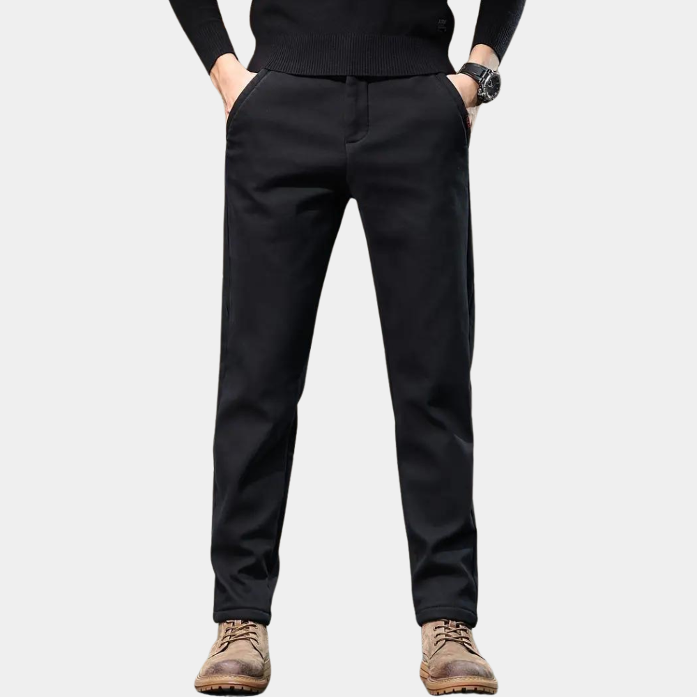 Herre Slim Fit Bukser Taperede Stretch Smarte Hverdagsbukser