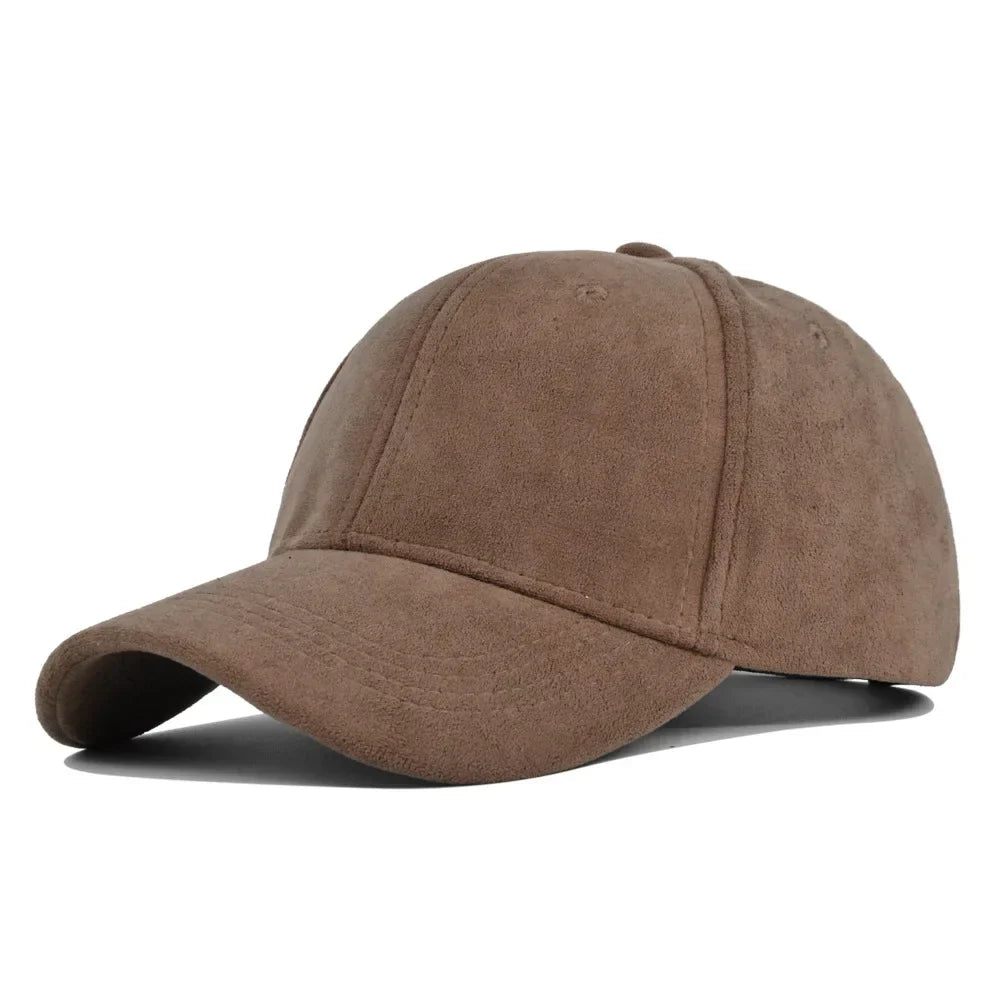 Montero Suede Retro Baseball Snapback – Justerbar Unisex Streetwear Kasket
