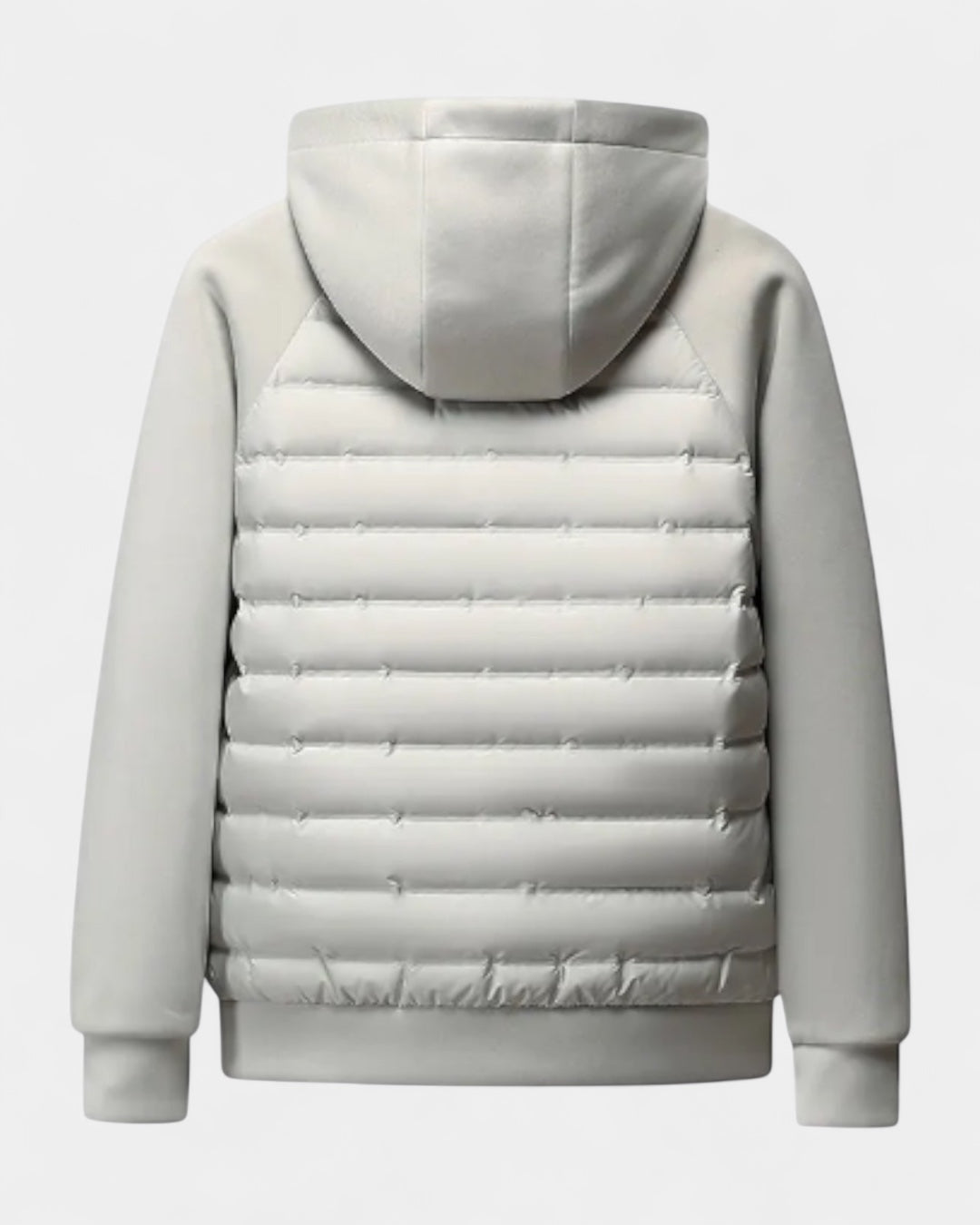 Hættejakke til mænd i hybrid-softshell – let lag til efterår og vinter, velegnet til hverdagsbrug