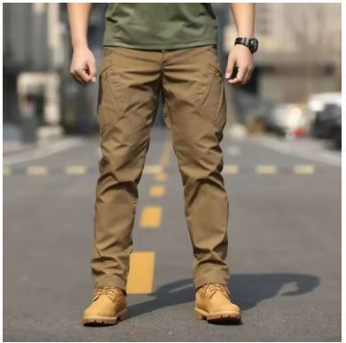 Herren-Cargohose im taktischen Stil – wasserabweisende Outdoor-Hose mit mehreren Taschen