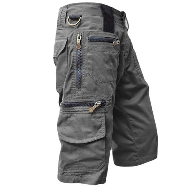 Men’s Cargo Shorts Multi Pocket Utility Zip Outdoor Style