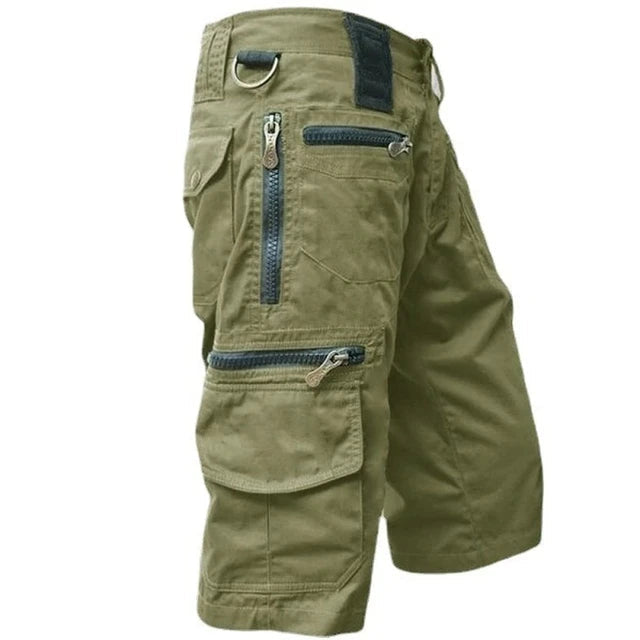 Men’s Cargo Shorts Multi Pocket Utility Zip Outdoor Style