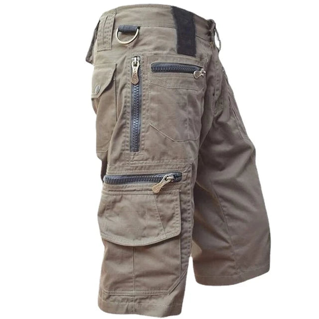 Men’s Cargo Shorts Multi Pocket Utility Zip Outdoor Style