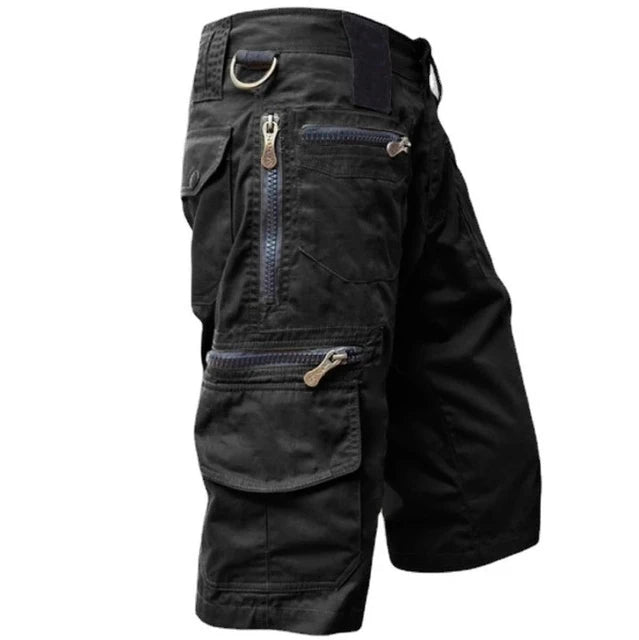 Men’s Cargo Shorts Multi Pocket Utility Zip Outdoor Style
