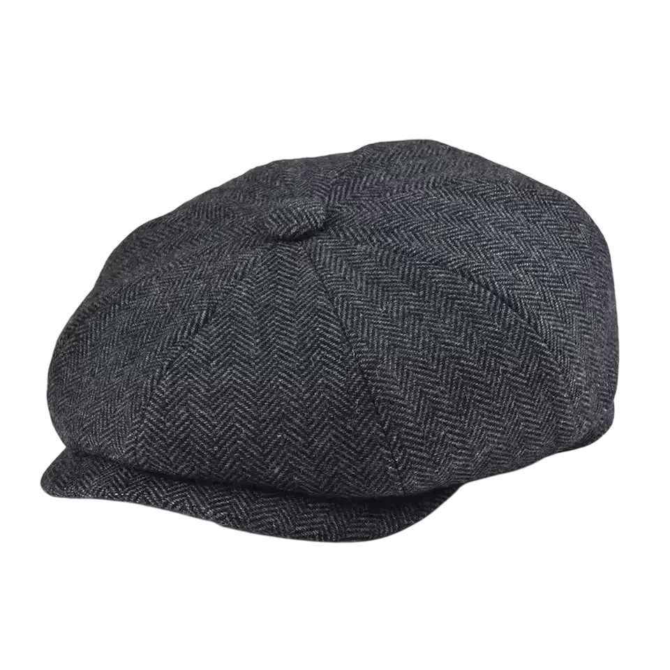 Men’s Tweed Flat Cap – Heritage Headwear for Tailored and Smart Casual Outfits
