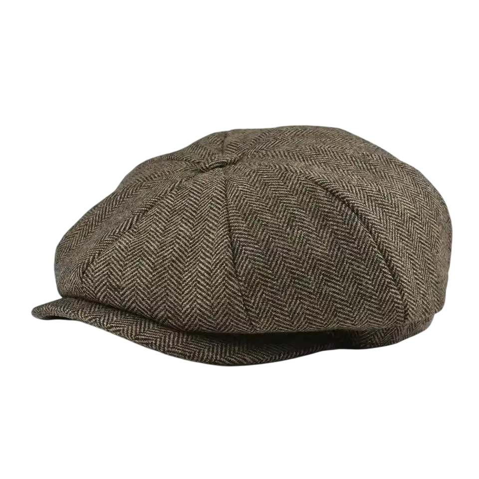 Men’s Tweed Newsboy Cap – Heritage Headwear for Smart Casual Dressing