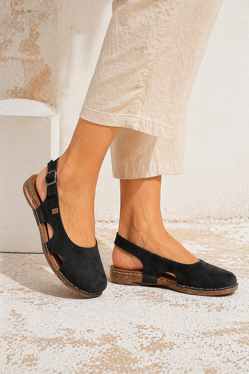 Women’s Orthopedic Slingback Sandal with Cushioned Sole