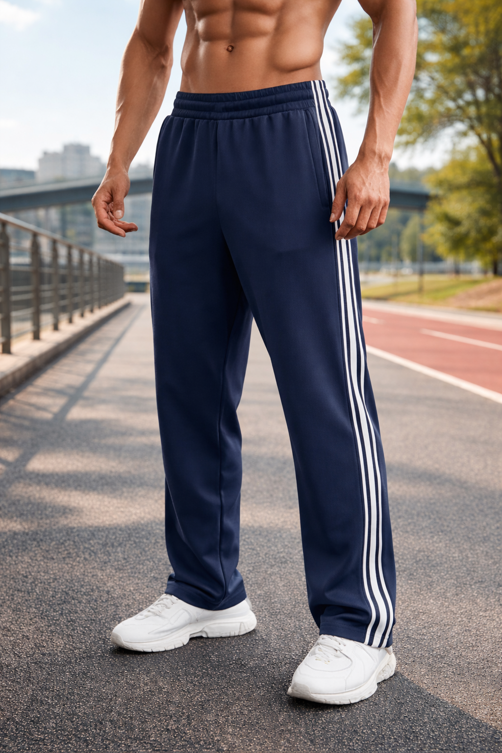 Men’s Sports Trousers with Drawstring – Lightweight, Breathable & Ideal for Training and Everyday Wear
