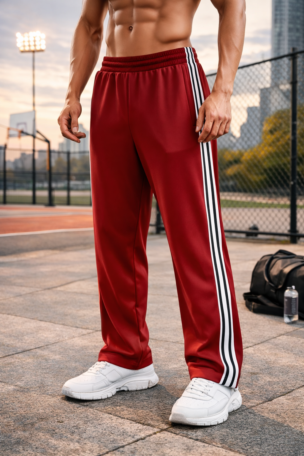 Men’s Sports Trousers with Drawstring – Lightweight, Breathable & Ideal for Training and Everyday Wear