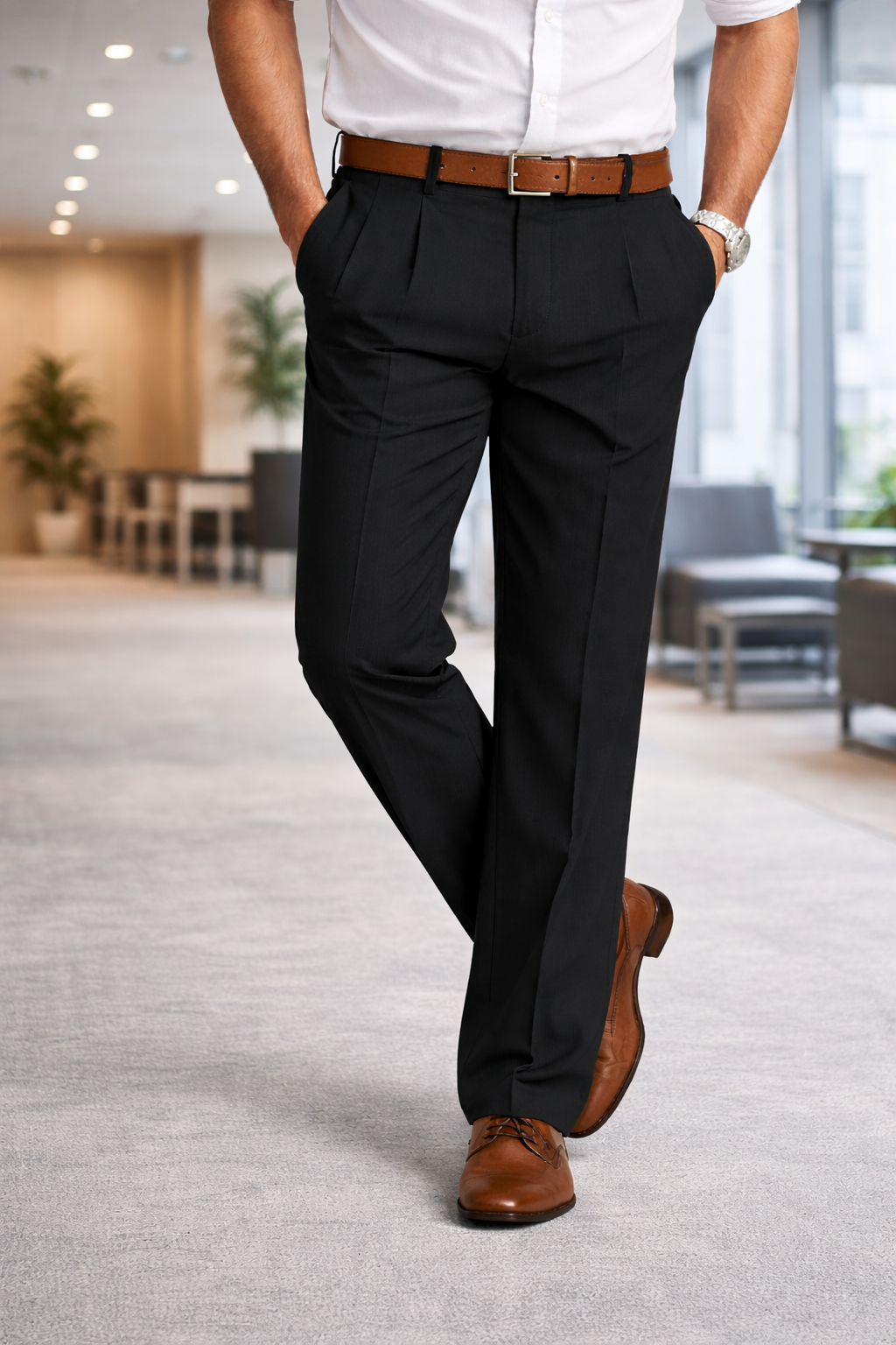 Men’s Business Casual Trousers – Comfortable, Stylish & Versatile for Work and Leisure