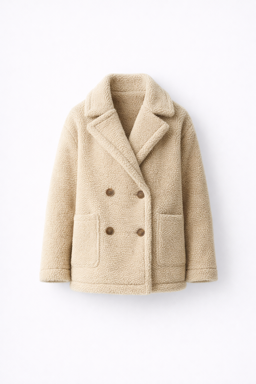 Women’s Soft Sherpa Winter Jacket – Warm Oversized Teddy Coat for Everyday Wear, Layered Looks and Comfort
