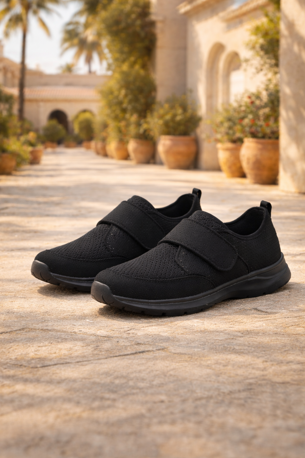 Sneakers ortopediche da uomo in mesh, slip-on, scarpe da passeggio con comfort regolabile
