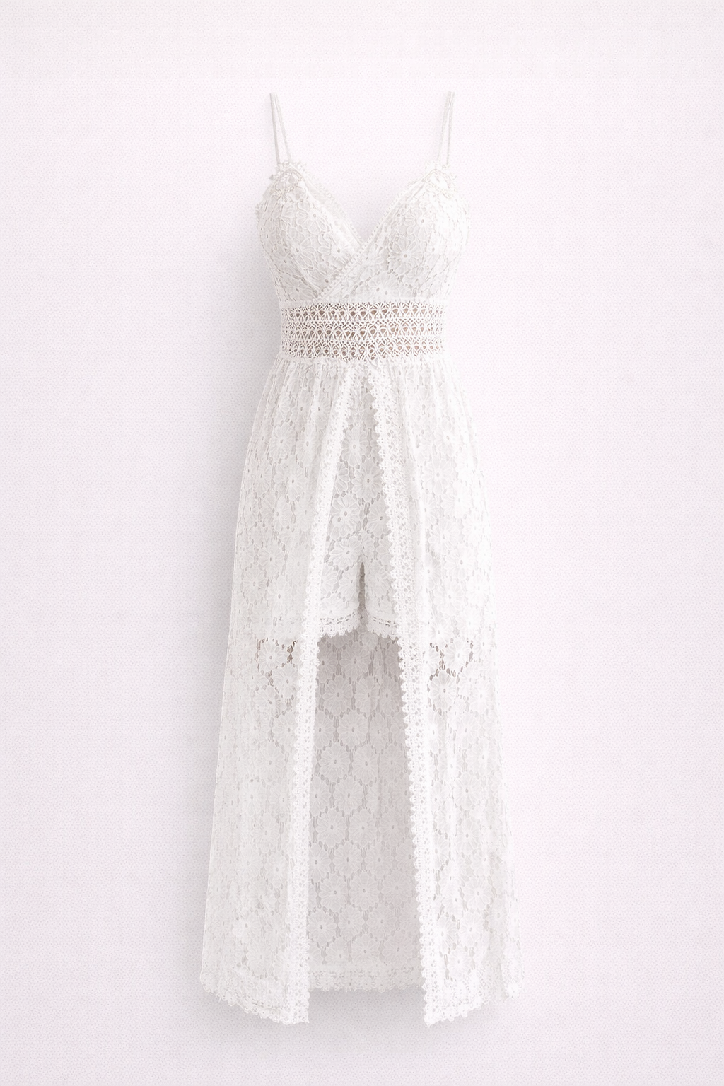 Women's Summer Lace Maxi Dress Elegant Flowy Romantic Design