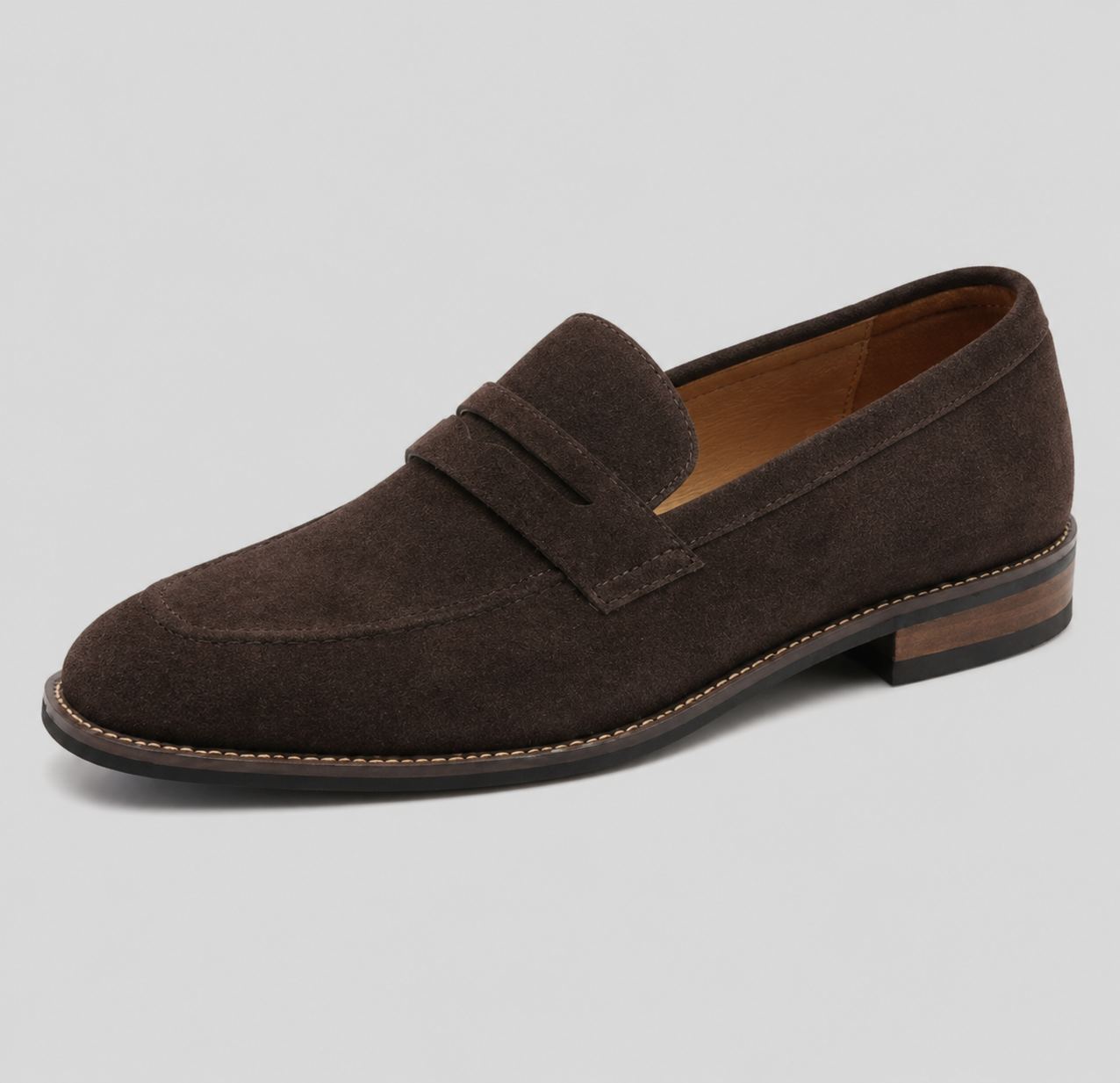 Women’s Suede Penny Loafers Classic Flat Everyday Shoes