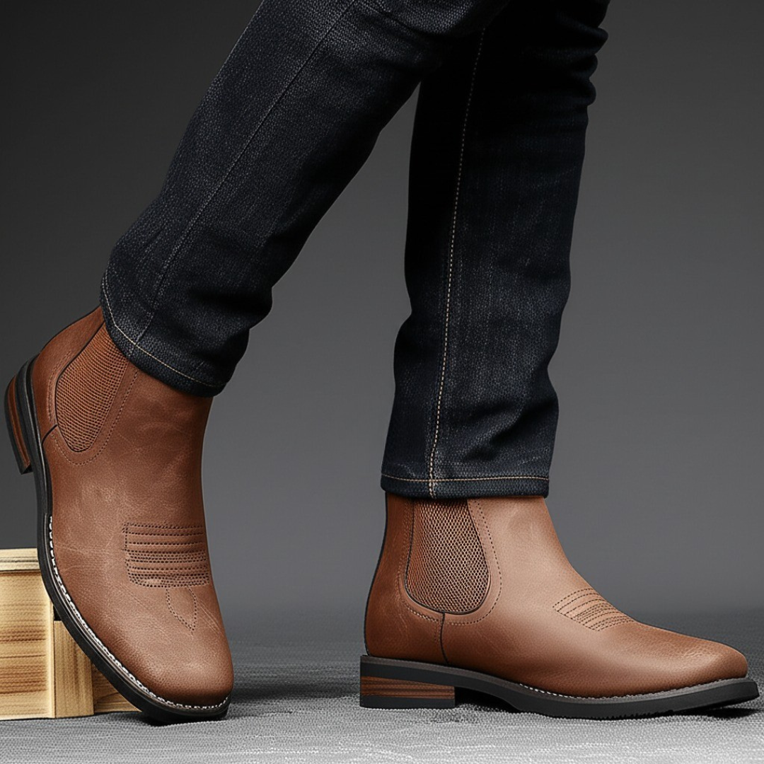 Stivali Chelsea Classici da Uomo Scarpe in Pelle Comode Eleganti Casual