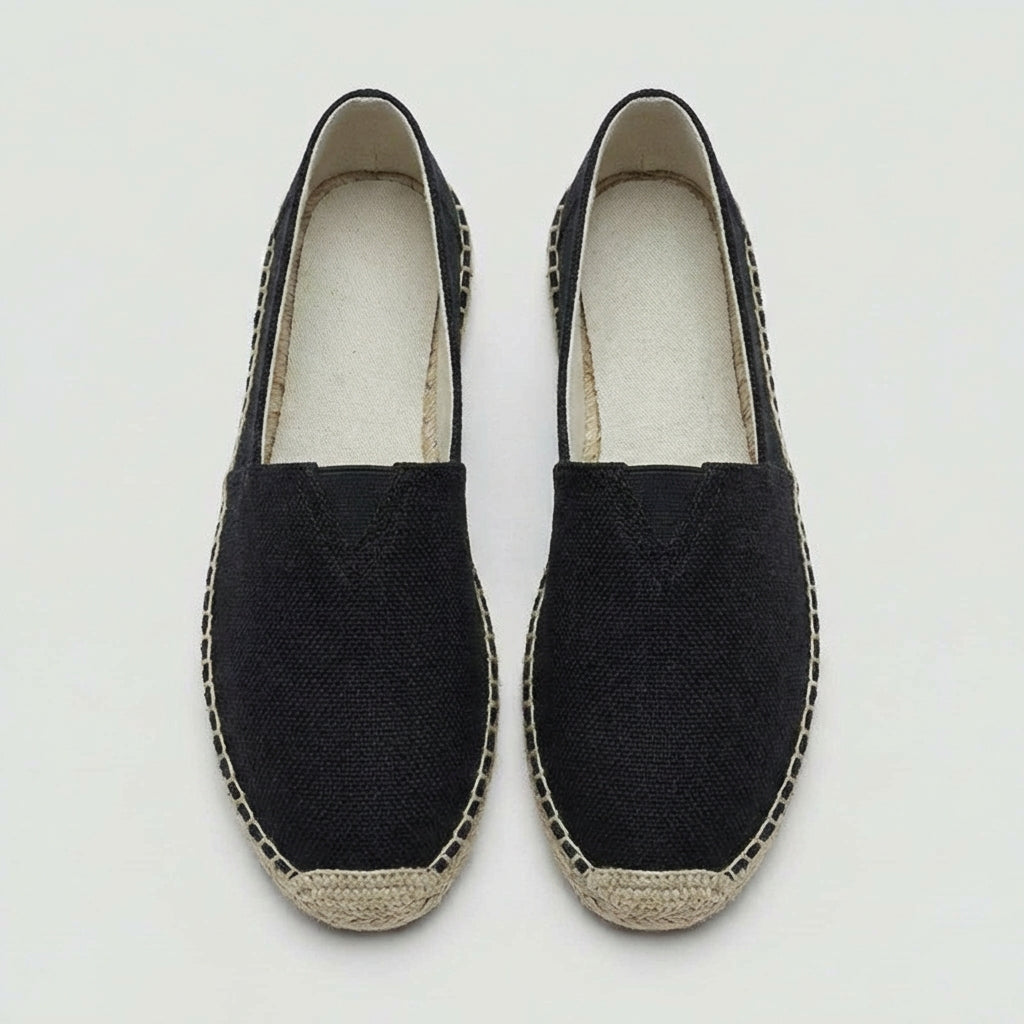 Women’s Loafers Woven Espadrille Slip-On Rope Sole Shoes