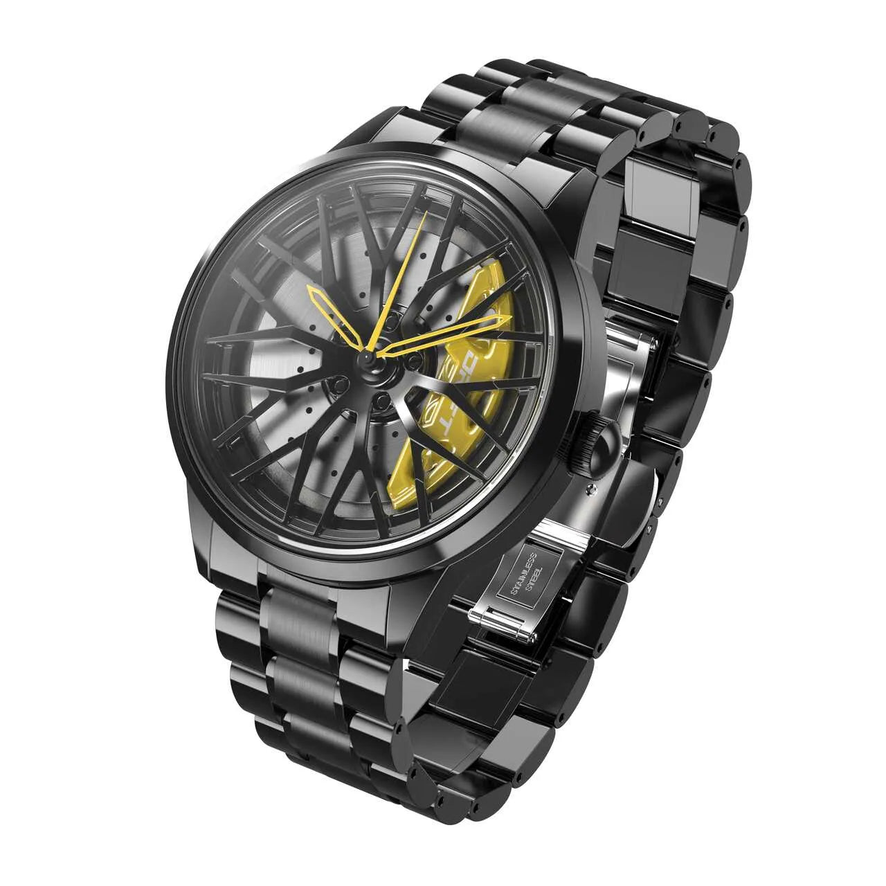 Men’s Motorsport-Inspired Bracelet Watch – Statement Timepiece for Everyday Styling