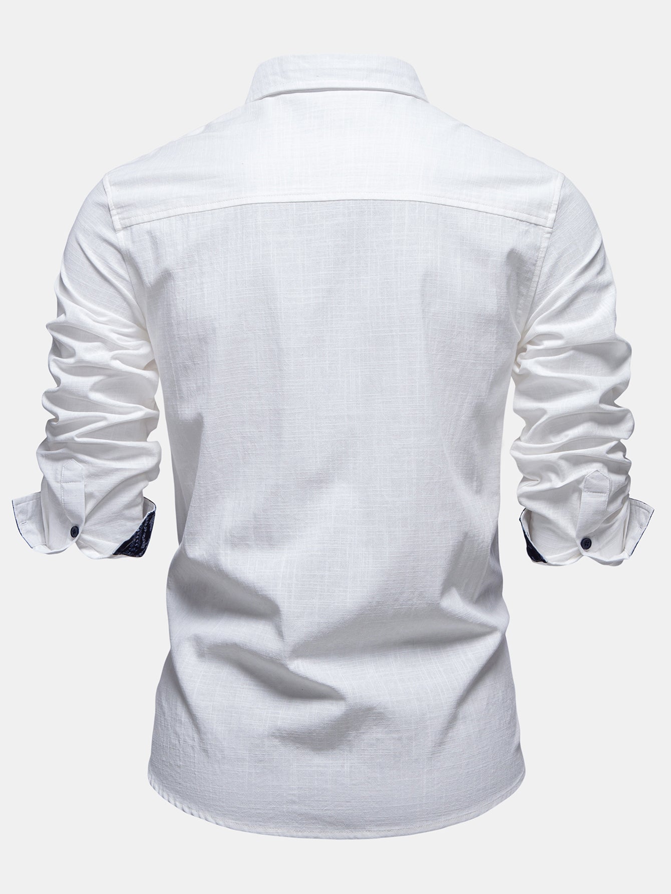 Men’s Cotton Shirt and Linen Blend Trouser Set for Summer Smart Casual Dressing