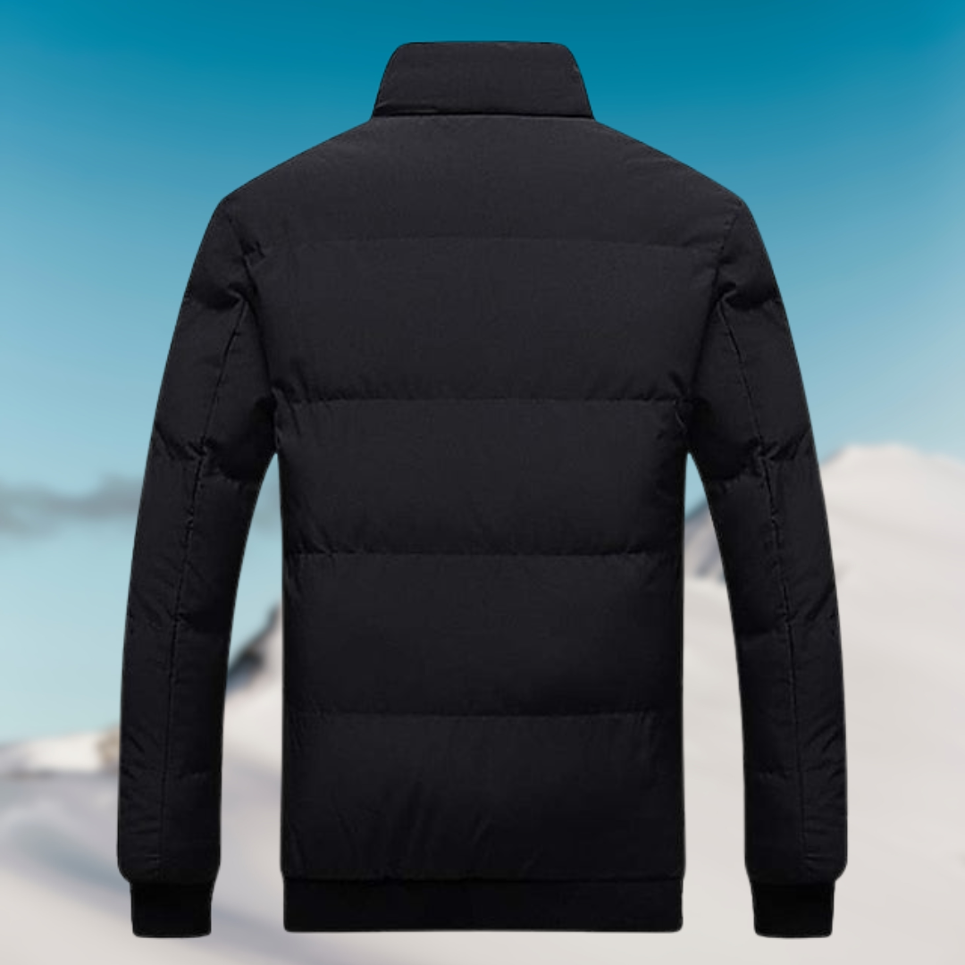 Men’s Down-Filled Puffer Jacket – Lightweight Insulated Winter Layer for Everyday Cold-Weather Wear