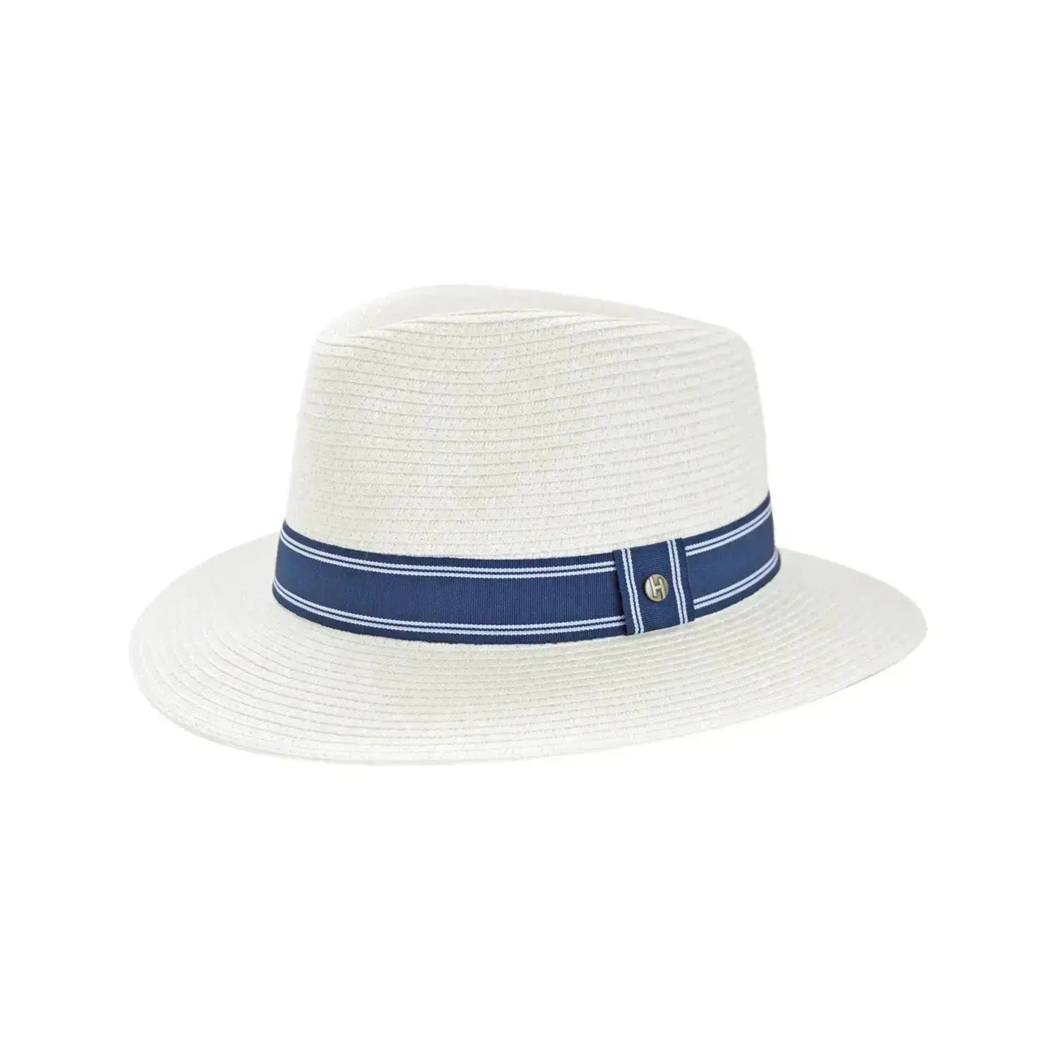 Men’s Striped Band Fedora Sun Hat For Summer Travel And Everyday Style