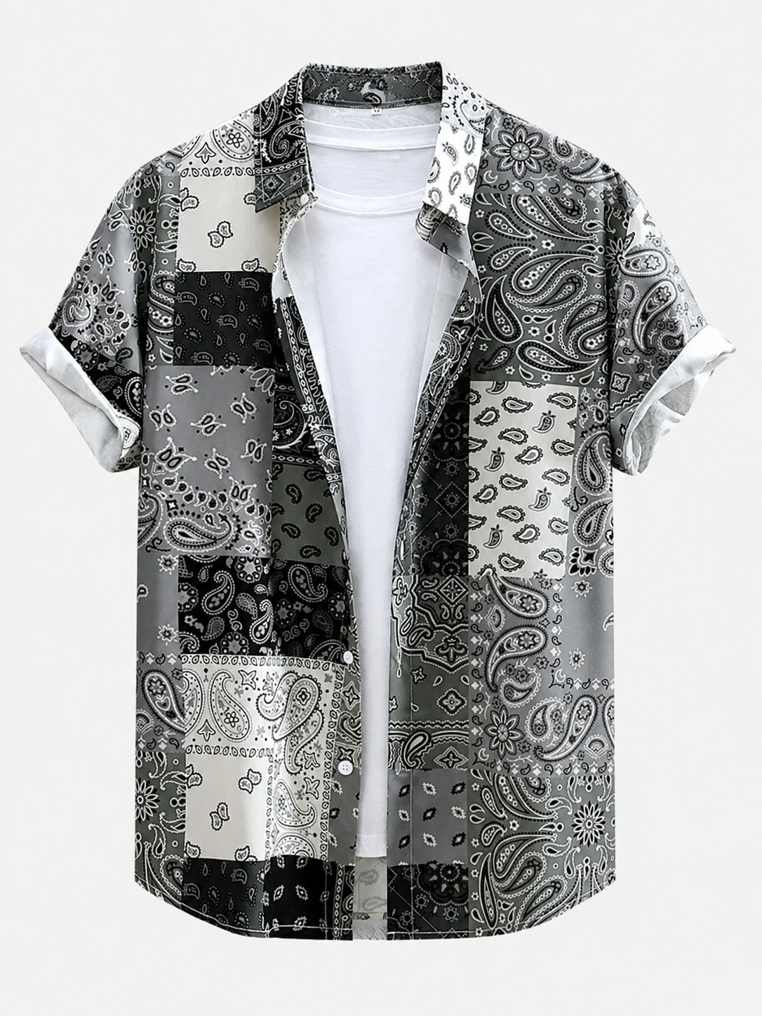 Men’s Printed Shirt and Swim Shorts Set – Regular Fit Summer Holiday Co-Ord