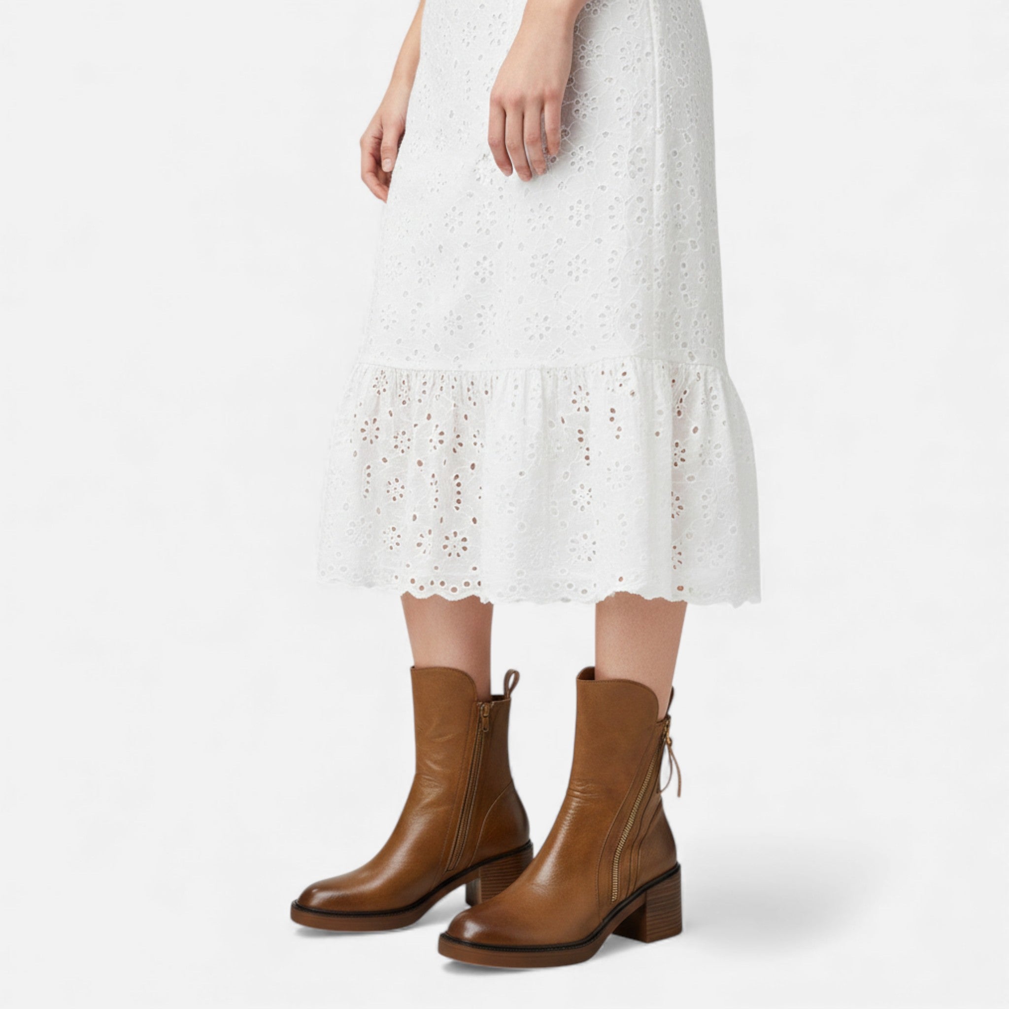 Valmonti | Women’s Classic British‑Style Leather Boots