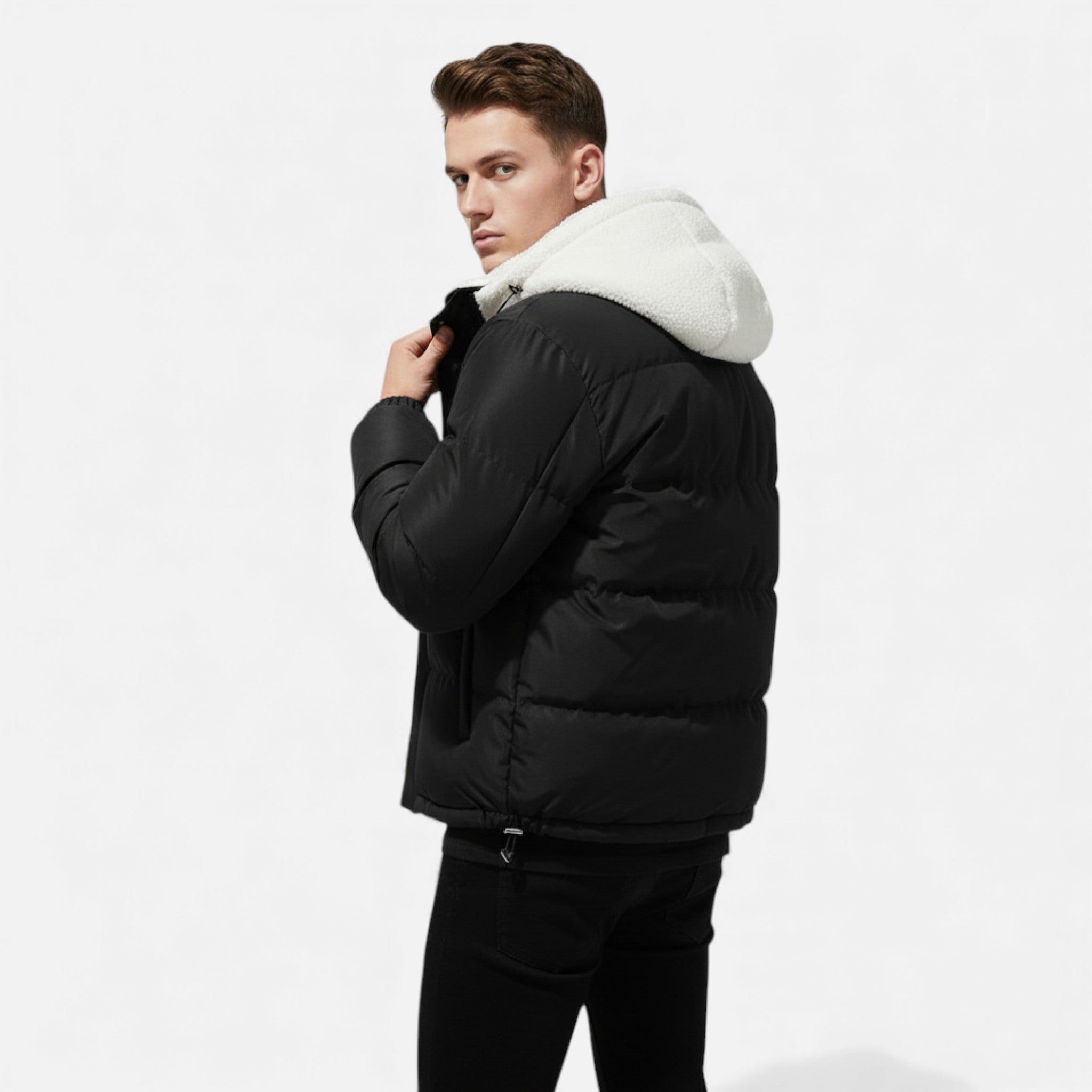 Valmonti | Men’s Cotton Fleece Jacket – Classic Warm Winter Jacket