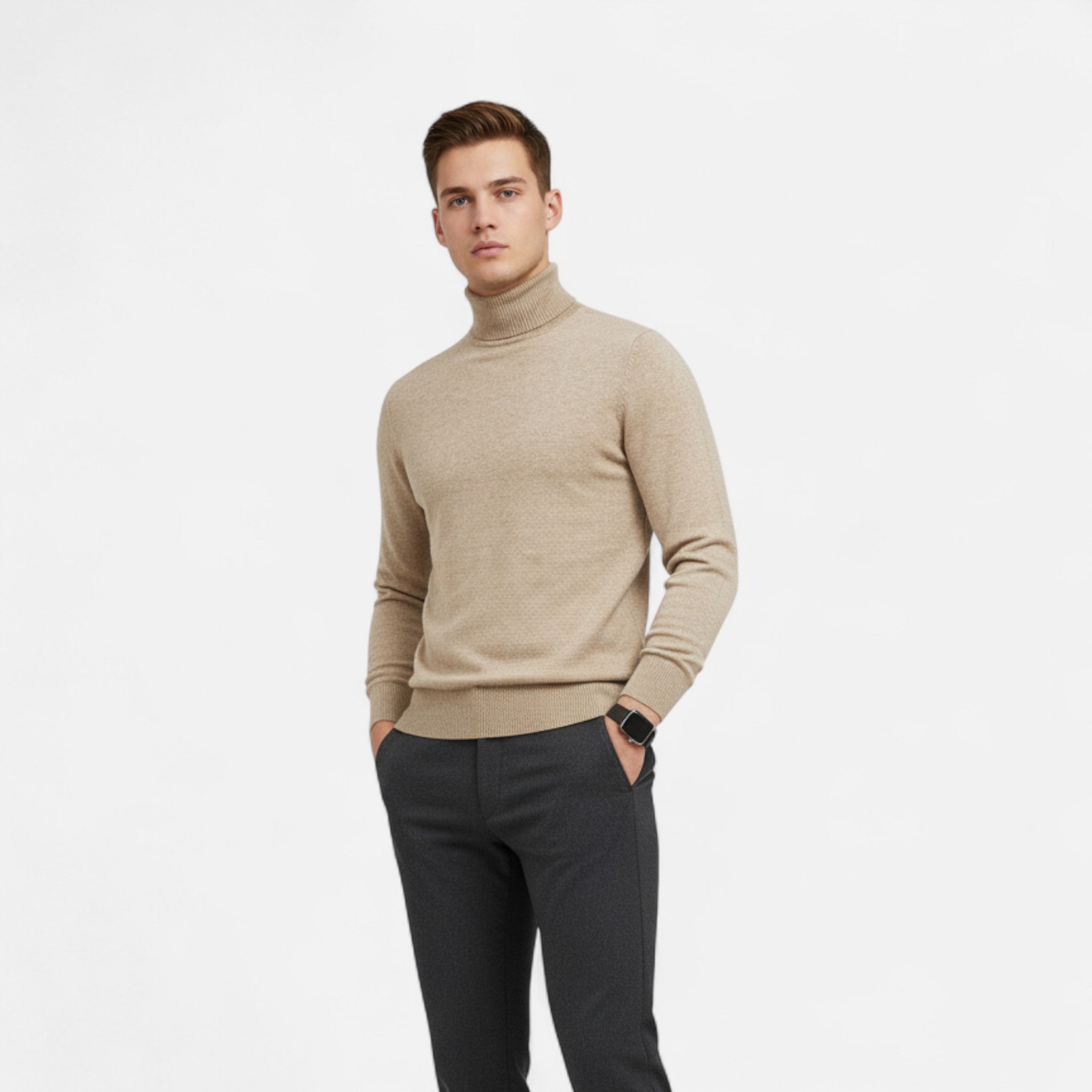 Valmonti | Men’s High-Neck Sweater