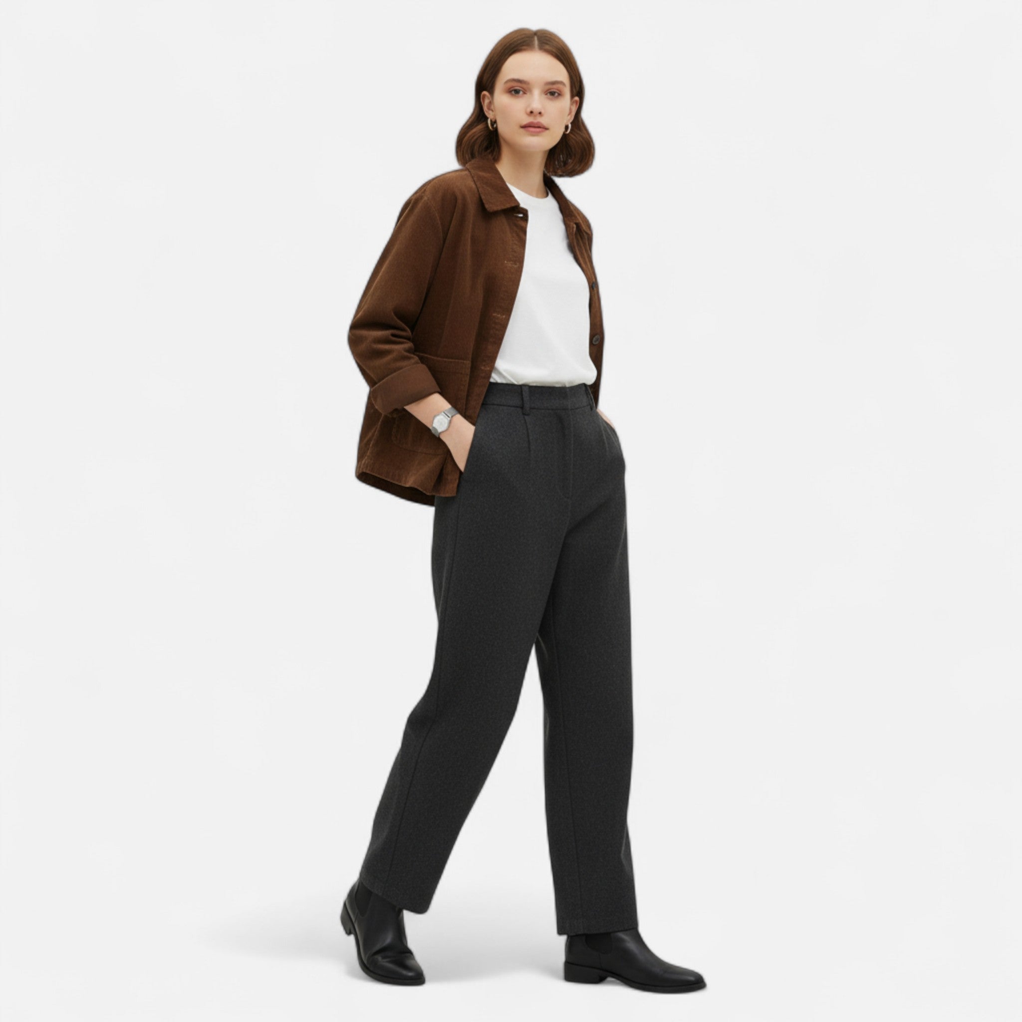 Valmonti | Women’s Short Casual Jacket – Effortless Elegance