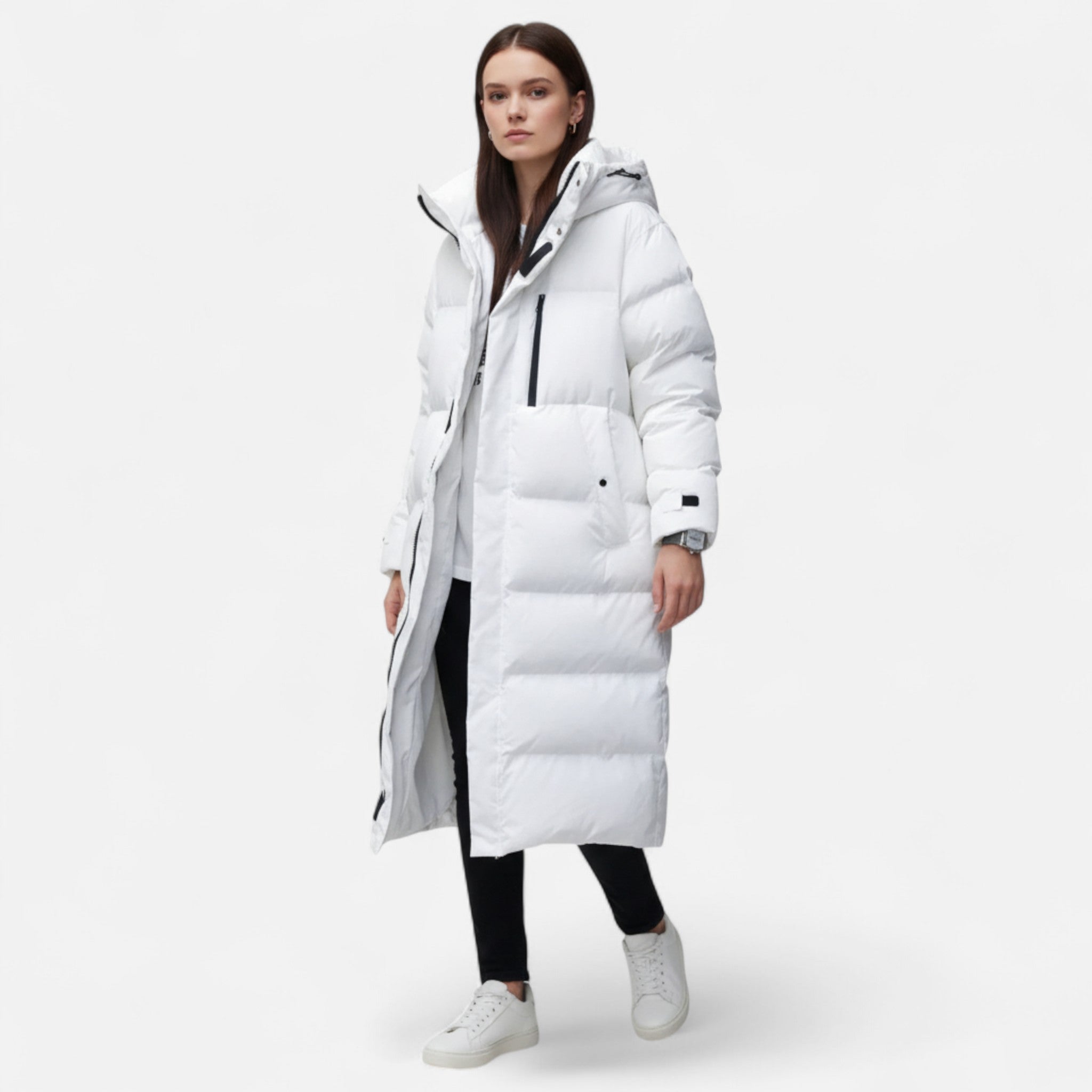 Valmonti | Women’s Long Puffer Jacket – Waterproof Elegance