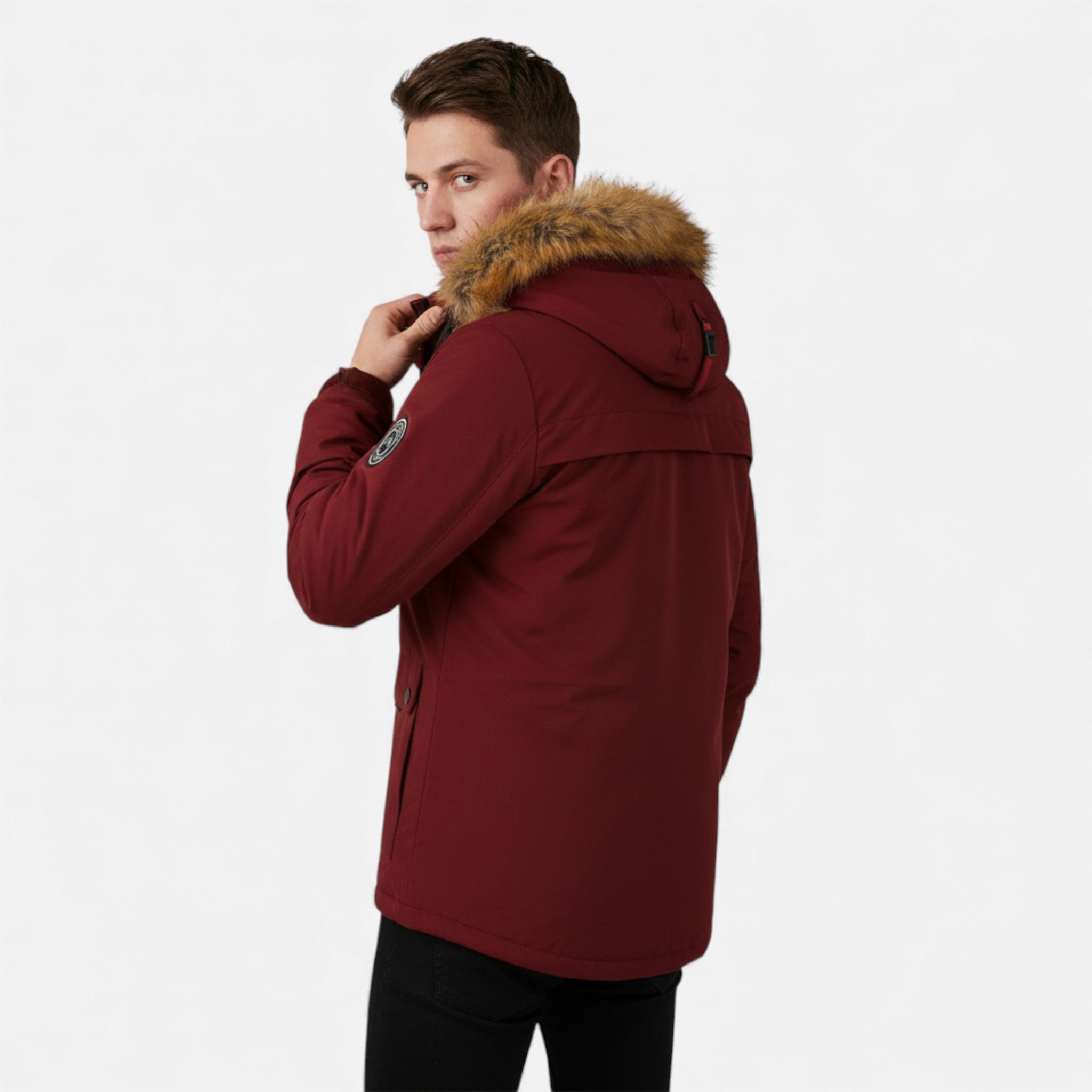 Valmonti | Men’s Windproof Parka – Classic Insulated Hooded Parka