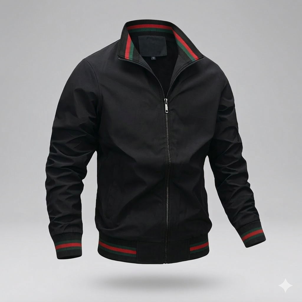 Giacca estiva leggera da uomo – Traspirante, alla moda, con zip frontale, casual, versatile