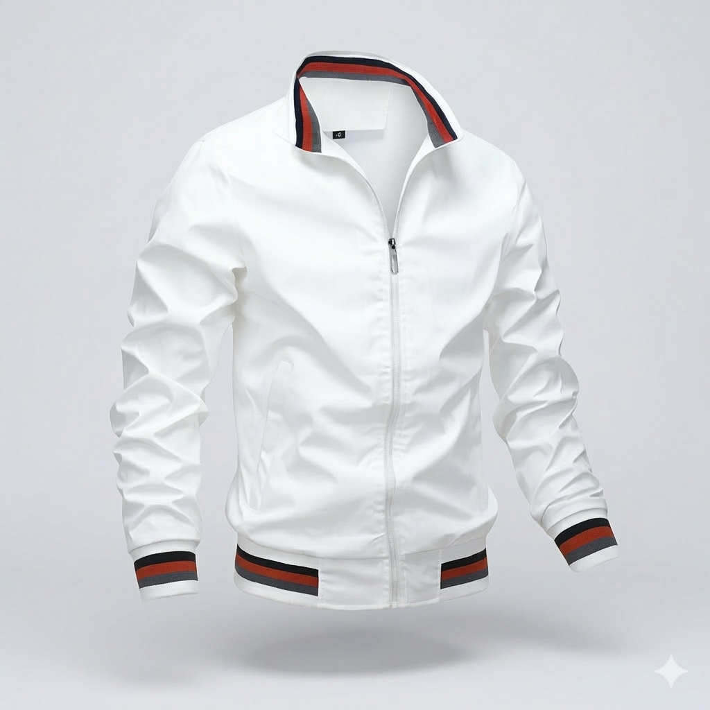 Men’s Lightweight Summer Jacket – Breathable Stylish Zip Front Casual Smart Versatile Outerwear