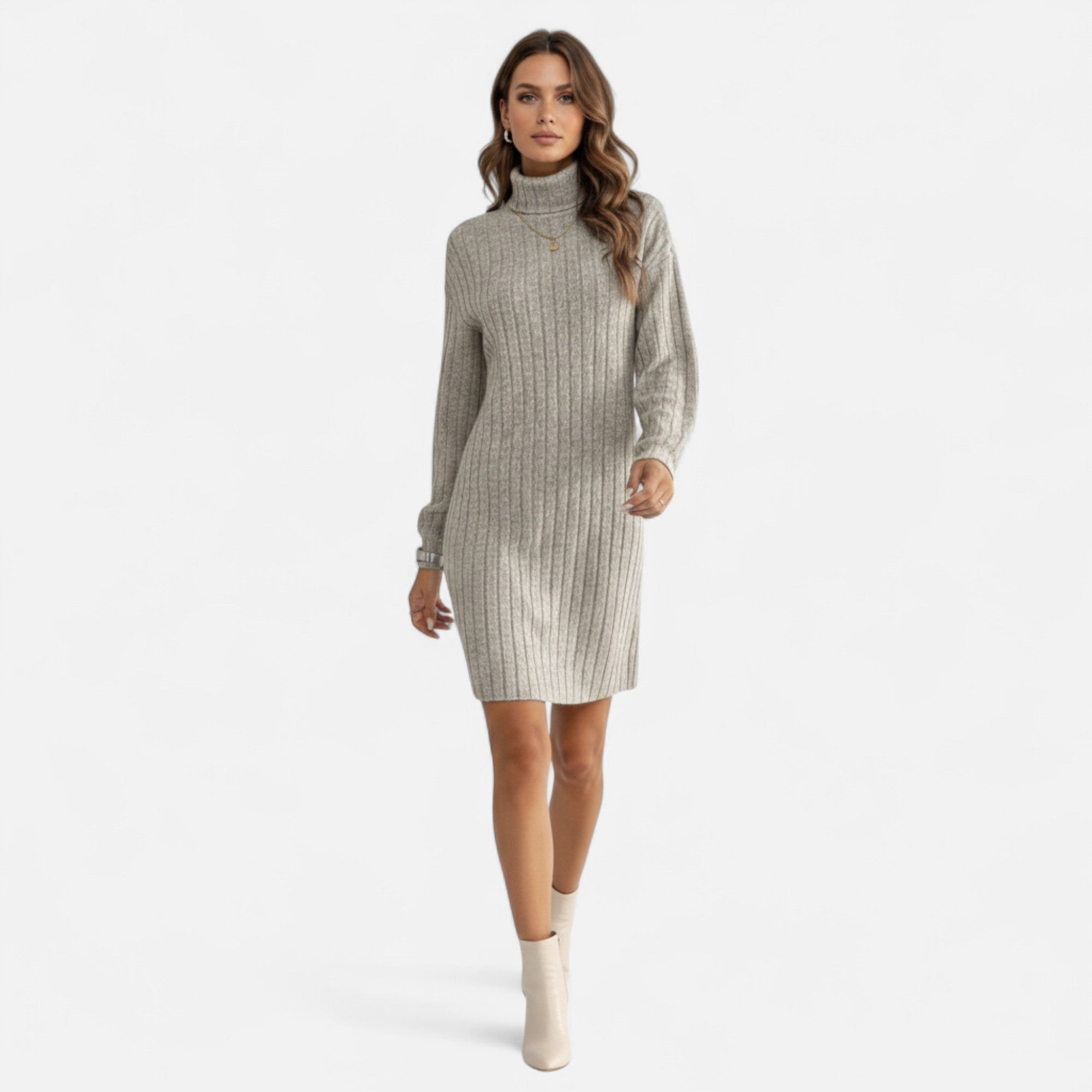 Valmonti | Women’s Linen-Blend Loose Day Dress