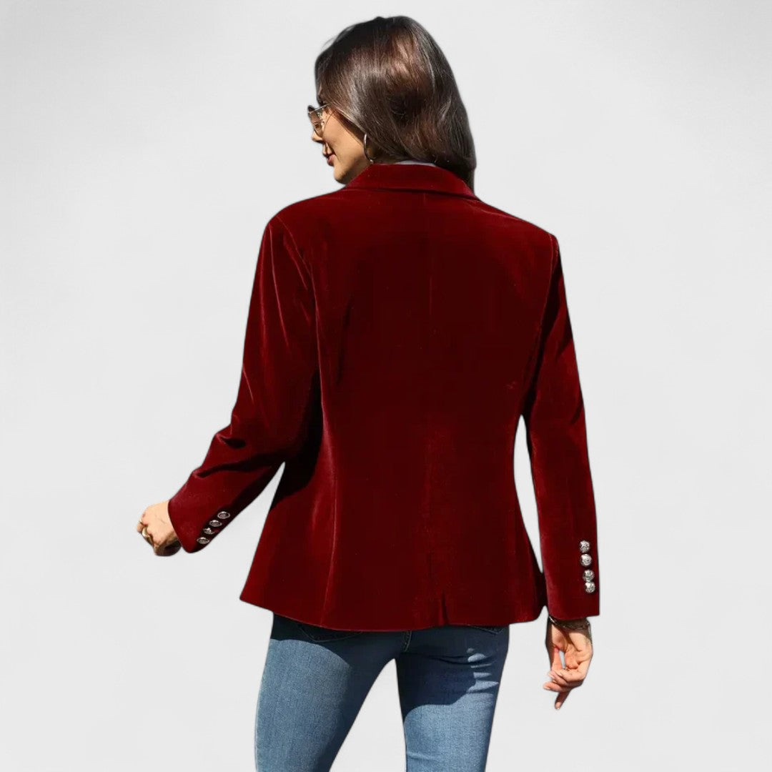 Blazer sartoriale da donna a un bottone – Capo elegante da ufficio per tutto l’anno