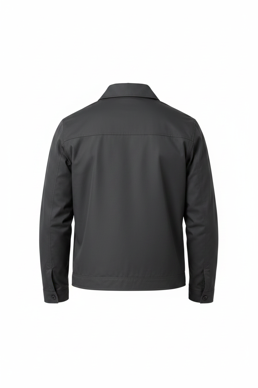 Harrington-Jacke für Herren mit Reißverschluss – Leichte Smart-Casual-Jacke für Frühling und Herbst