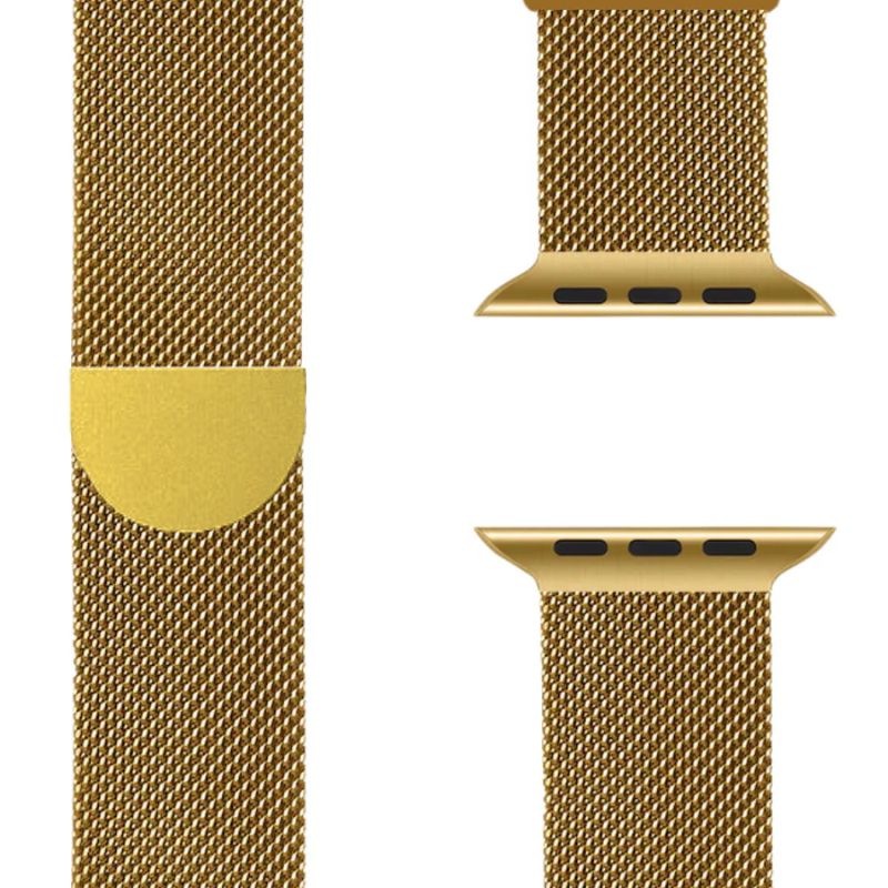 Herre Milanese Apple Watch-rem – Justerbar rustfri stålrem til arbejde og daglig brug