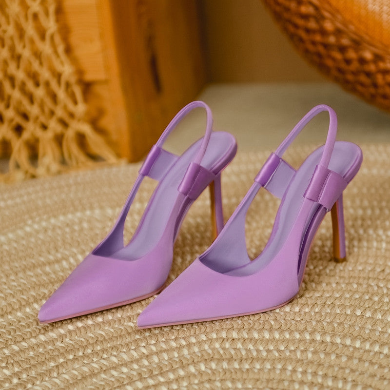 Women’s Pointed Slingback Pumps Slim Stiletto Heel