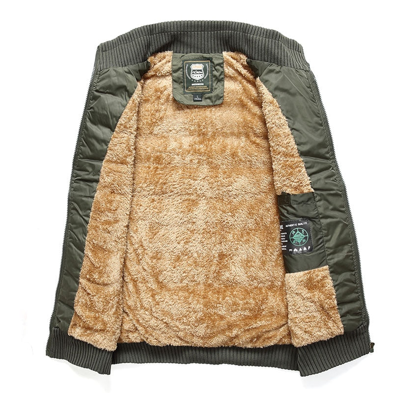 Gilet imbottito da uomo con fodera in pelliccia – Gilet invernale termico per vestirsi a strati all’aperto