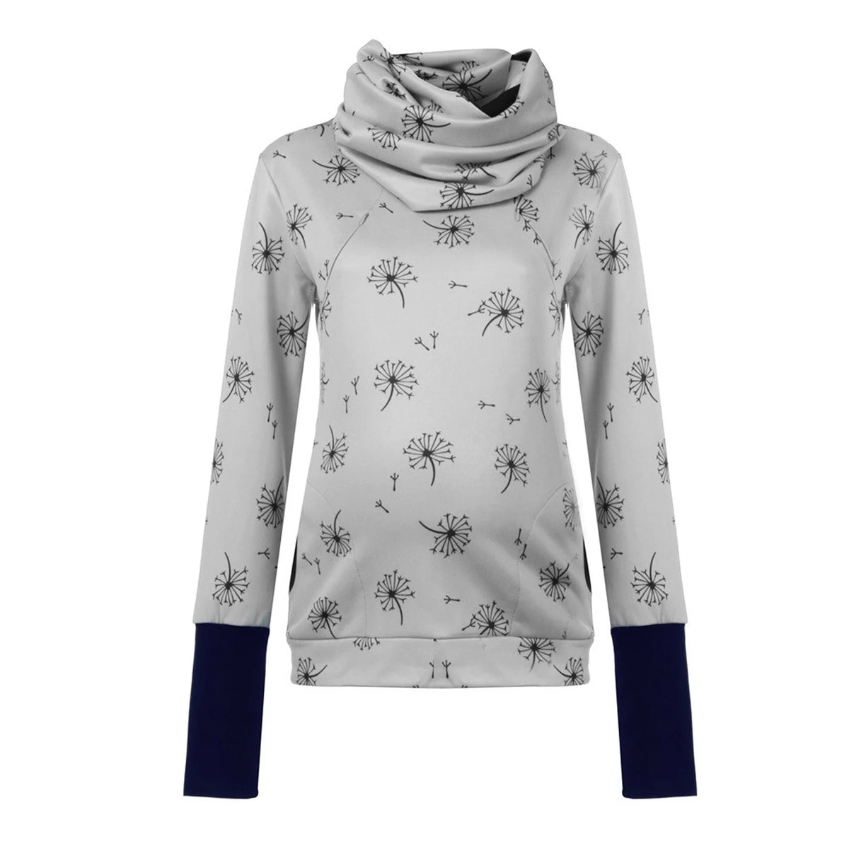 Felpa premaman da donna per allattamento – Pullover a maniche lunghe con apertura nascosta per l’allattamento