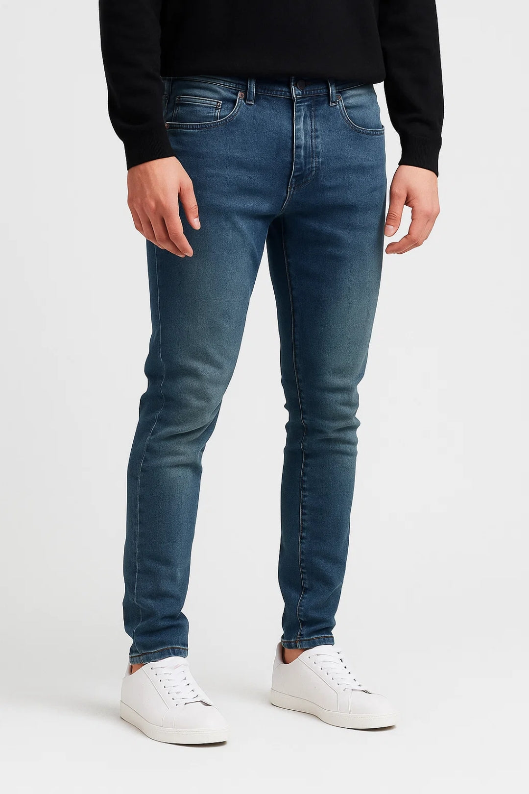 Pánské džíny Slim Fit s zužujícími se nohavicemi